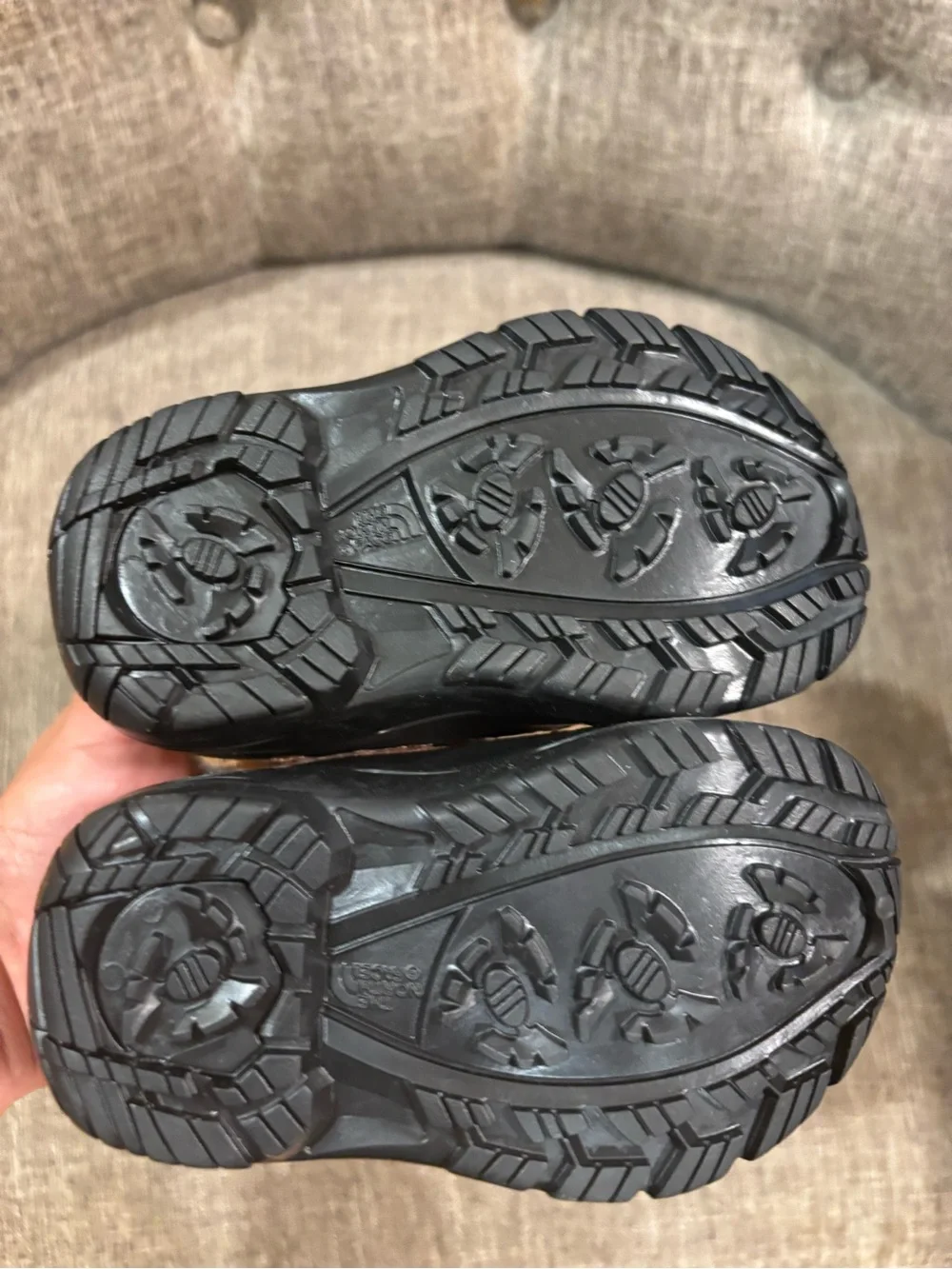 The North Face Kids' Tan & Black Insulated Snow Boots